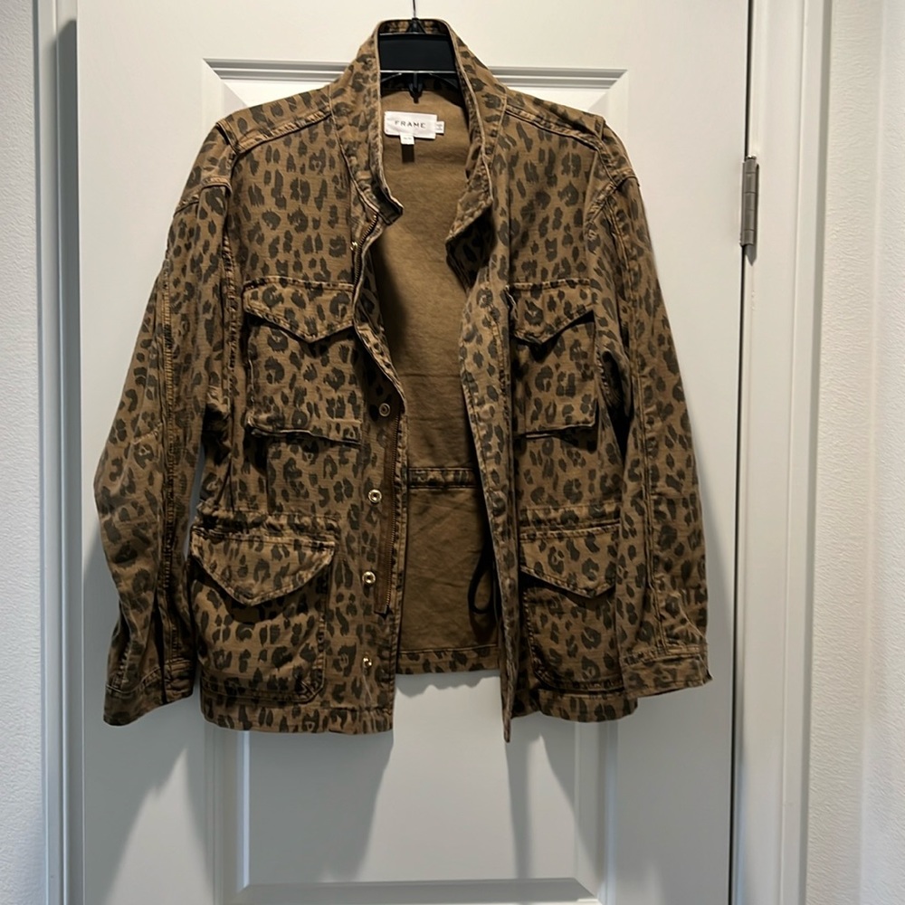 Frame Animal Print Jacket size M